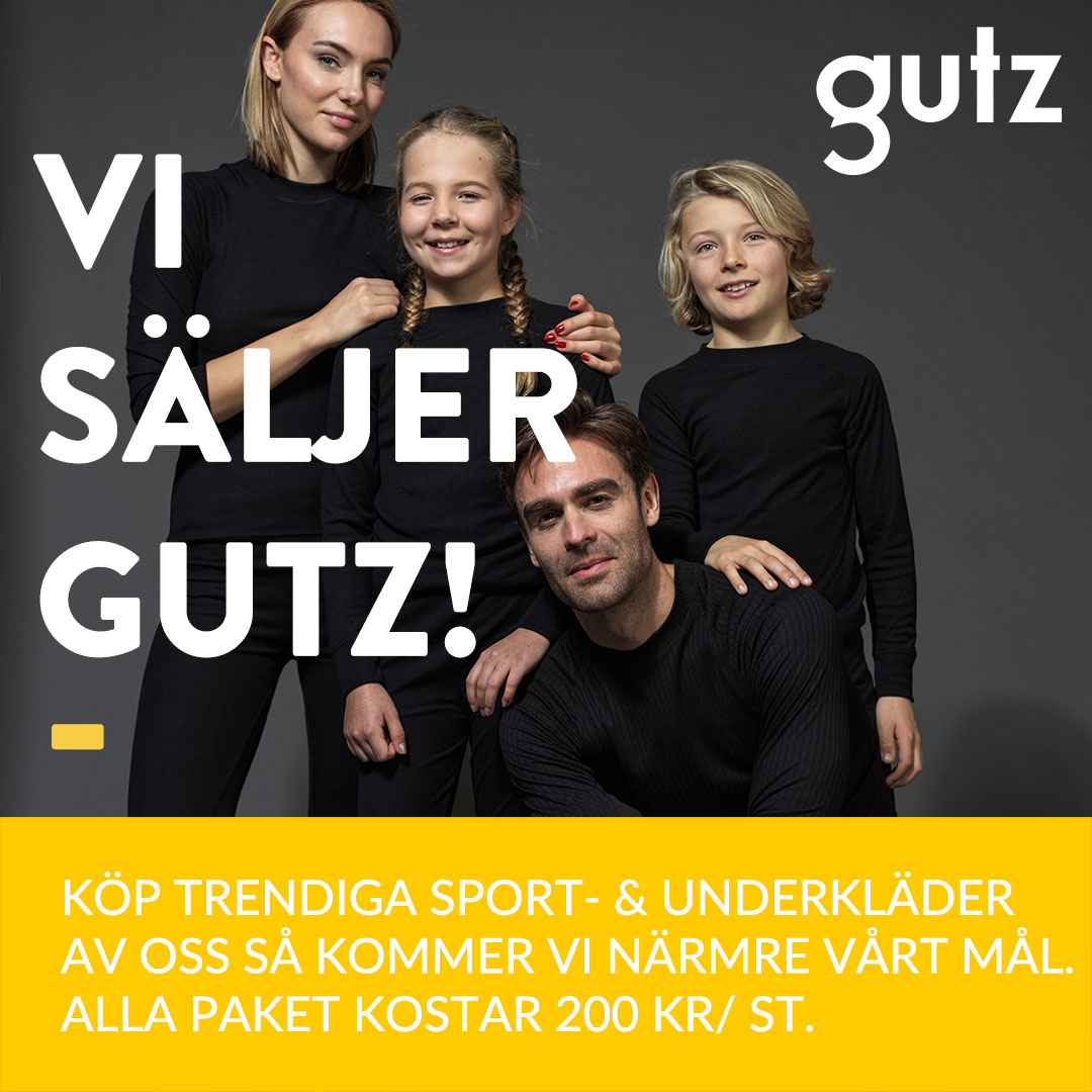 VI SÄLJER GUTZ - HJÄLP OSS NÅ VÅRA MÅL
